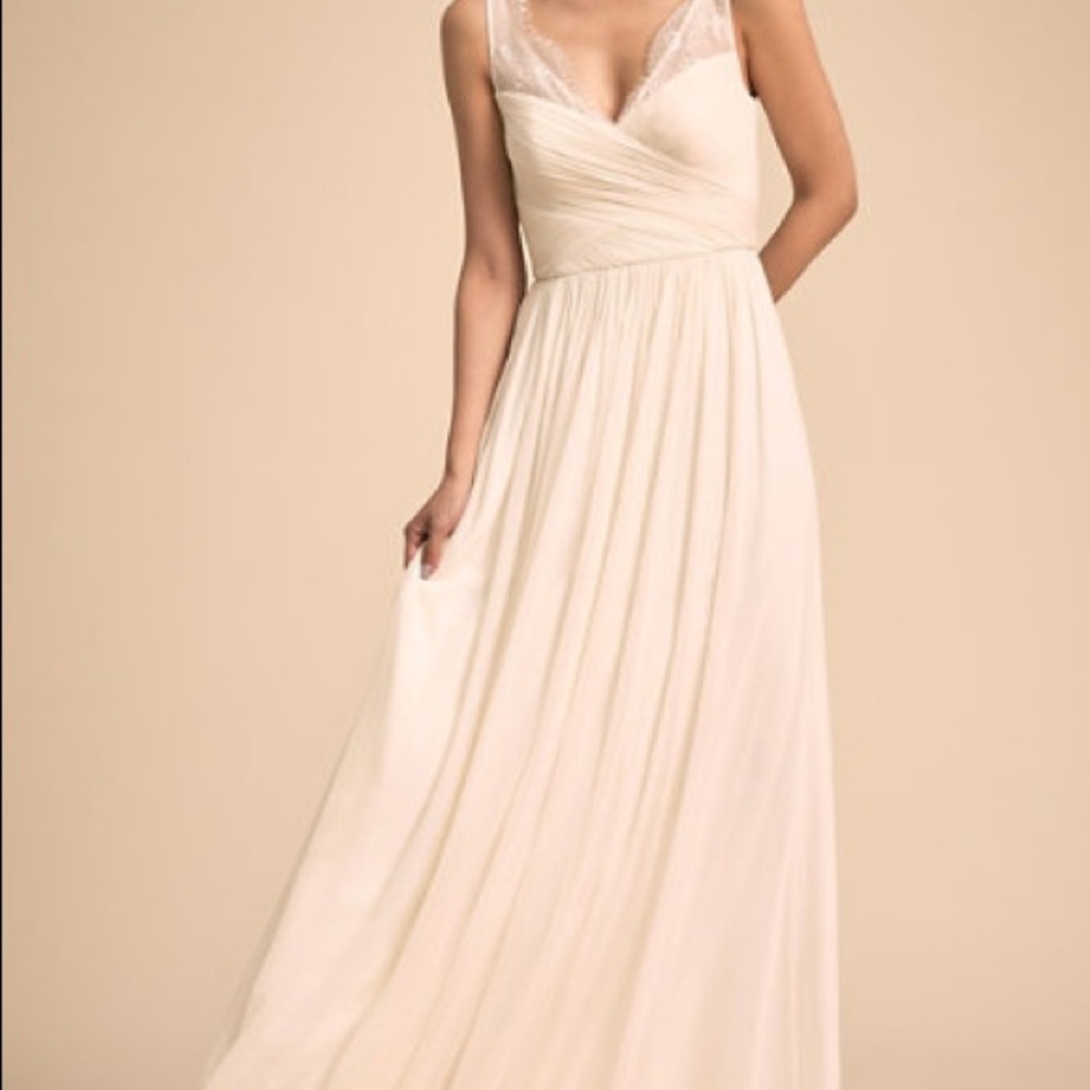 BHLDN Fleur Bridesmaid Dress - Ivory